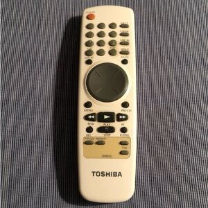 White Toshiba Remote Control